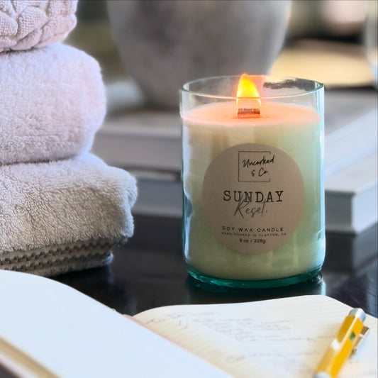 Sunday Reset Candle